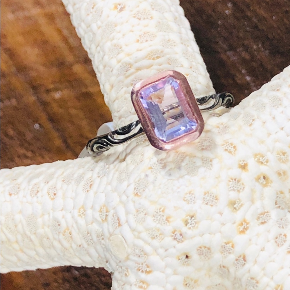 Genuine Amethyst Gemstone Ring